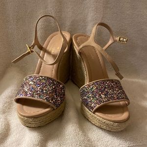 Barely worn Kate Spade wedges size 5.5